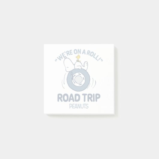 Post-it® cacahuètes | Snoopy & Woodstock Road Triage (Devant)