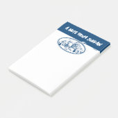 Post-it® cacahuètes | Snoopy & Woodstock Skiing (Incliné)