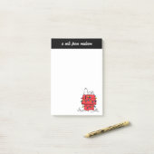 Post-it® cacahuètes | Snoopy's Dog House With Lights (Sur un bureau)