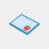 Post-it® cacahuètes | Snoopy's Dog House With Lights (Incliné)