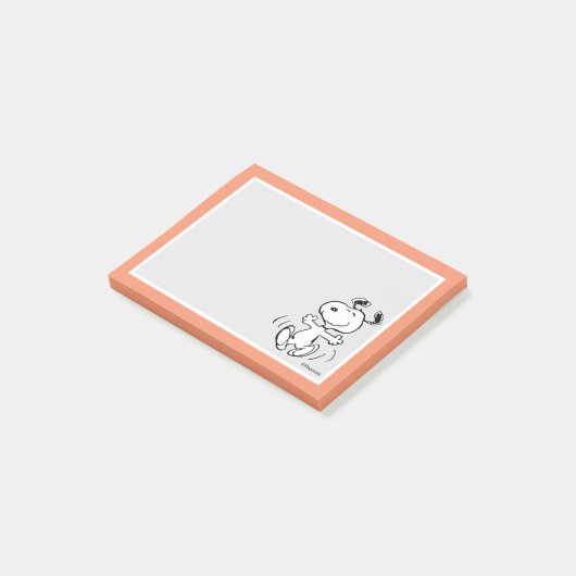 Post-it® cacahuètes | Une Danse Heureuse Snoopy (Incliné)