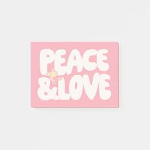 Post-it® cacahuètes   Woodstock Peace & Love