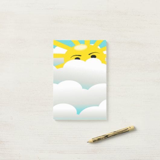 POST-IT® CACHAGE DU SOLEIL (Sur un bureau)