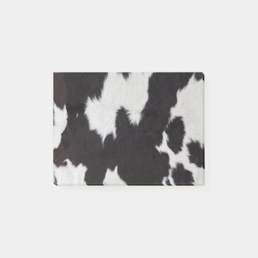 Post-it® Cachette de vache noir blanc (Devant)