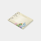 Post-it® Cactus aquarelle girly,Perles - (Incliné)