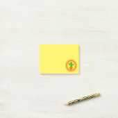 Post-it® Cactus Cartoon Cute (Sur un bureau)