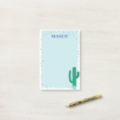 Post-it® Cactus Desert Post It Note (Sur un bureau)