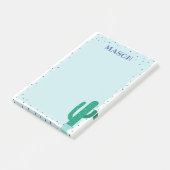 Post-it® Cactus Desert Post It Note (Incliné)