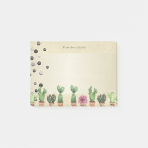 Post-it® Cactus Élégant et Chic Féminin, Perles - Personnal
