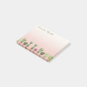 Post-it® Cactus élégant et féminin (Incliné)