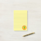 Post-it® Cactus en cartons mignons (Sur un bureau)