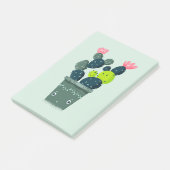 Post-it® Cactus En Pot Souriant (Incliné)