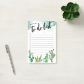 Post-it® Cactus Garden Personnalisé Lined To Do List (Bureau)