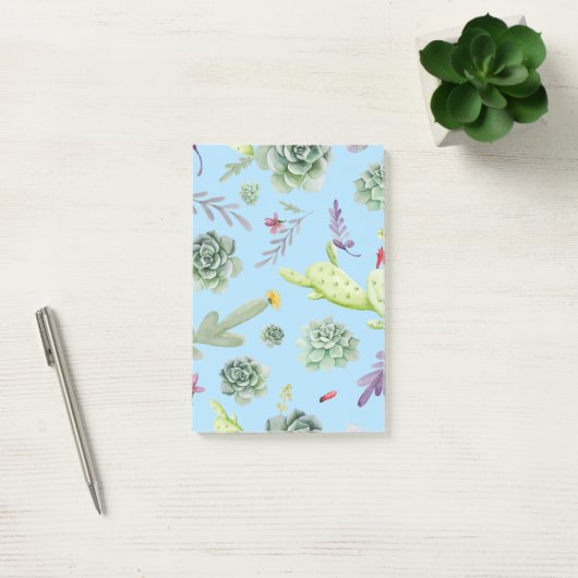 Post-it® Cactus Motif 10 (Bureau)