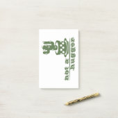 Post-it® Cactus Pas un gros cactus drôle dire (Sur un bureau)