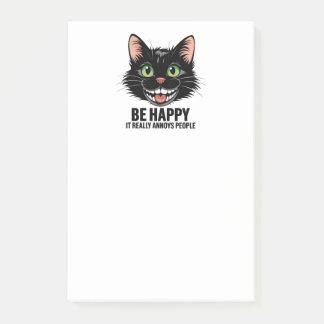 Post-it® Cadeau Amoureux des chats doux Sarcastic Kitty Hum