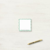 Post-it® Cadeau d'appréciation de professeur à pois verts (Sur un bureau)
