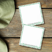 Post-it® Cadeau d'appréciation de professeur à pois verts