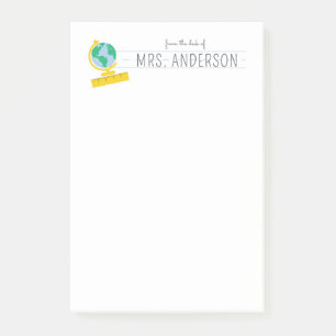 Post-it® Cadeau d'appréciation personnalisé de l'enseignant