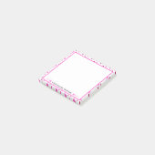 Post-it® Cadeau d'appréciation pour enseignant à pois roses (Incliné)