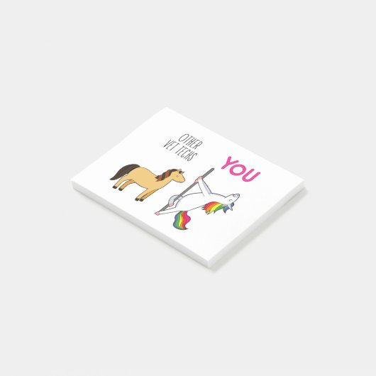 Post-it® Cadeau d'appréciation technique Vet (Incliné)