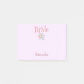 Post-it® Cadeau de faveur de mariée rose et bleu (Devant)