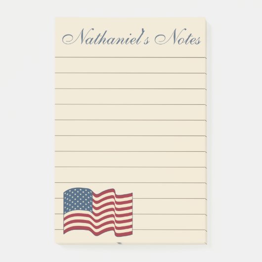Post-it® Cadeau de notes adhésives personnalisées avec drap (Devant)