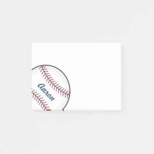 Post-it® Cadeau de notes adhésives personnalisées de baseba