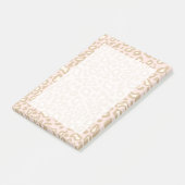 Post-it® Cadeau de notes Post It Léopard Rose (Incliné)