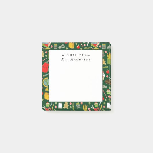 Post-it® Cadeau de vacances pour enseignant (Devant)