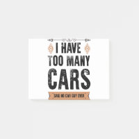 Cadeau drôle pour homme de voiture J'ai trop de vo