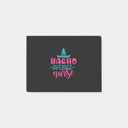 Post-it® Cadeau infirmière | Nacho Infirmière moyenne (Devant)