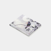 Post-it® Cadeau japonais de note de post-it d'oiseau (Incliné)