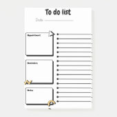 Post-it® Cadeau Mignon pour Enseignant, planificateur de li (Devant)