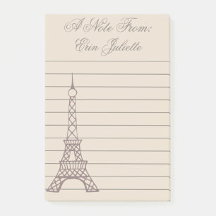 Post-it® Cadeau personnalisé pour fille Tour Eiffel de Pari