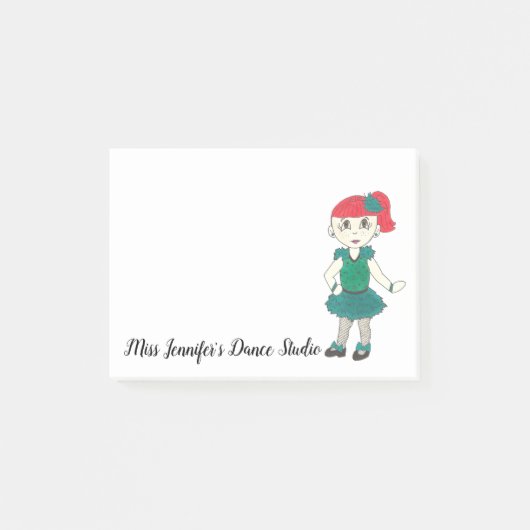 Post-it® Cadeau personnalisé Tap Dance Enseignant École Stu (Devant)