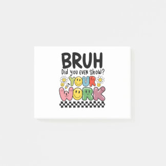 Post-it® Cadeau pour Enseignant | Bruh Votre Travail