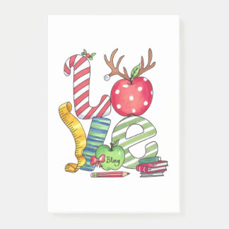 Post-it® Cadeau pour Enseignant | Crayon Pomme d'Amour
