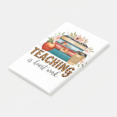 Post-it® Cadeau pour Enseignant | Enseigner est une Affaire (Incliné)