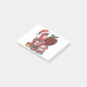Post-it® Cadeau pour Enseignant | Joyeux Noël Amour (Incliné)