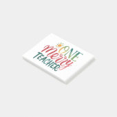 Post-it® Cadeau pour Enseignant | Un Enseignant Joyeux (Incliné)