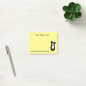 Post-it® Cadeau pour la frontière vétérinaire Collie drôle  (Bureau)