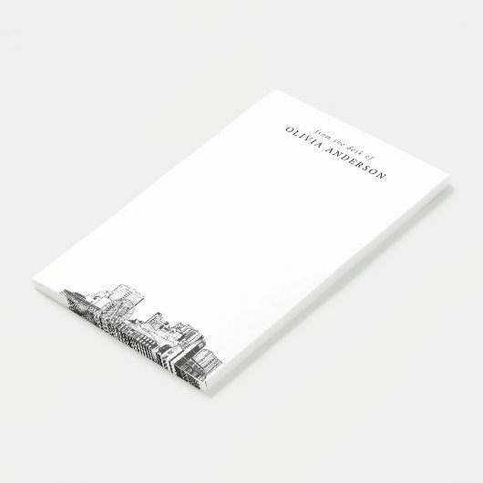 Post-it® Cadeau professionnel de Myrtle Beach moderne perso (Incliné)