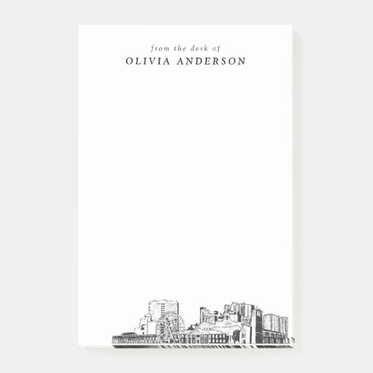 Post-it® Cadeau professionnel de Myrtle Beach moderne perso (Devant)