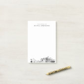 Post-it® Cadeau professionnel moderne Jacksonville personna (Sur un bureau)