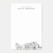 Post-it® Cadeau professionnel moderne Las Vegas personnalis (Devant)