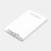 Post-it® Cadeau professionnel moderne Pasadena personnalisé (Incliné)