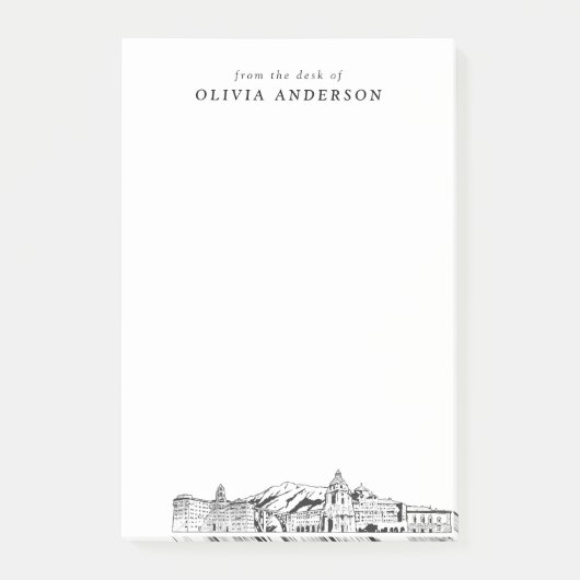 Post-it® Cadeau professionnel moderne Pasadena personnalisé (Devant)