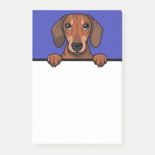 Post-it® Cadeaux de chien mignon drôle de saucisson pour le