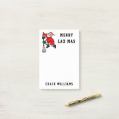 Post-it® Cadeaux de lacrosse personnalisés Notes (Sur un bureau)